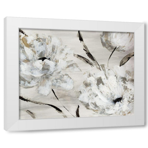 Misty Morning White Modern Wood Framed Art Print by Craven, Katrina