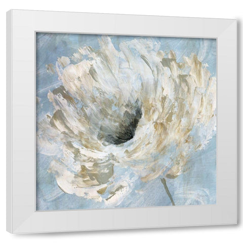 Blue Blanc II White Modern Wood Framed Art Print by Craven, Katrina