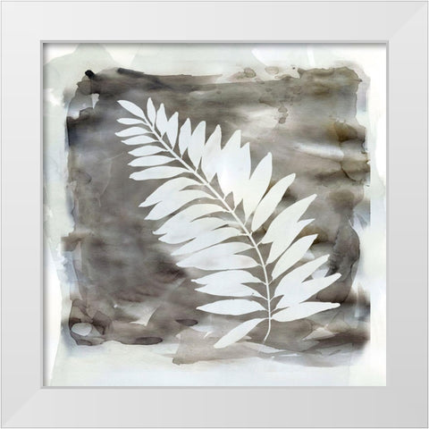 Palm Wash II White Modern Wood Framed Art Print by Robinson, Carol