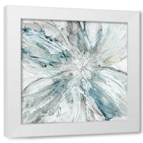 Soft Blossom White Modern Wood Framed Art Print by Robinson, Carol