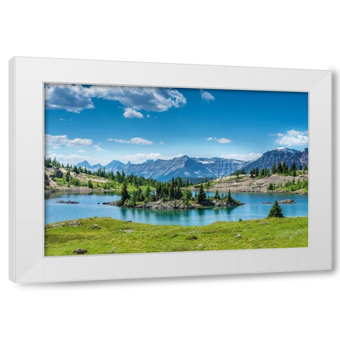 Afternoon Magic White Modern Wood Framed Art Print by Garber, Howie