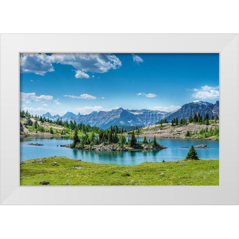 Afternoon Magic White Modern Wood Framed Art Print by Garber, Howie