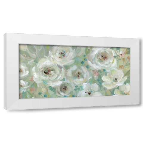 Pastel Symphony White Modern Wood Framed Art Print by Robinson, Carol