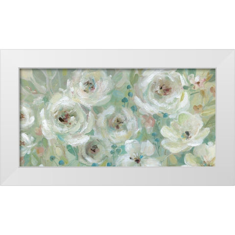Pastel Symphony White Modern Wood Framed Art Print by Robinson, Carol