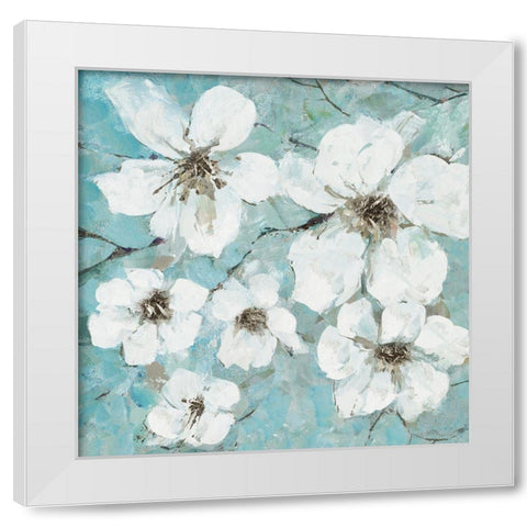 Wild Dogwood White Modern Wood Framed Art Print by Manning, Ruane