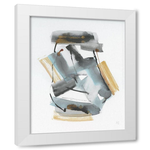 Positano I White Modern Wood Framed Art Print by Jill, Susan