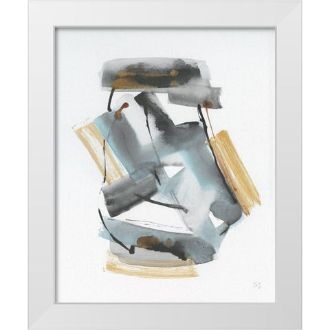Positano I White Modern Wood Framed Art Print by Jill, Susan