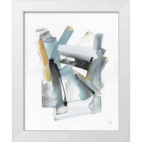 Positano II White Modern Wood Framed Art Print by Jill, Susan