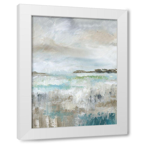 Soft Vista I White Modern Wood Framed Art Print by Nan