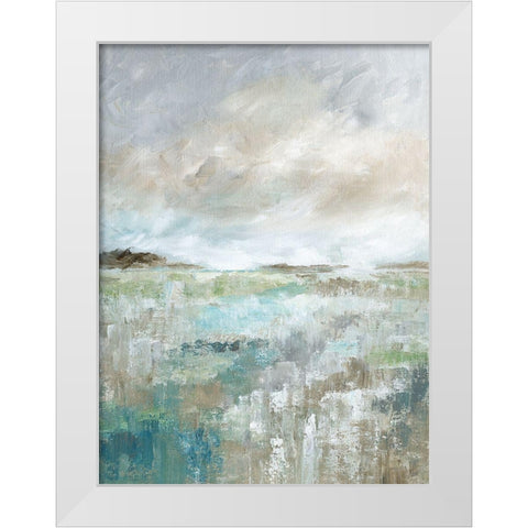 Soft Vista II White Modern Wood Framed Art Print by Nan