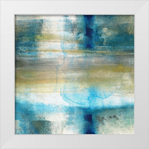 Sand Lake Summer IV White Modern Wood Framed Art Print by Jill, Susan