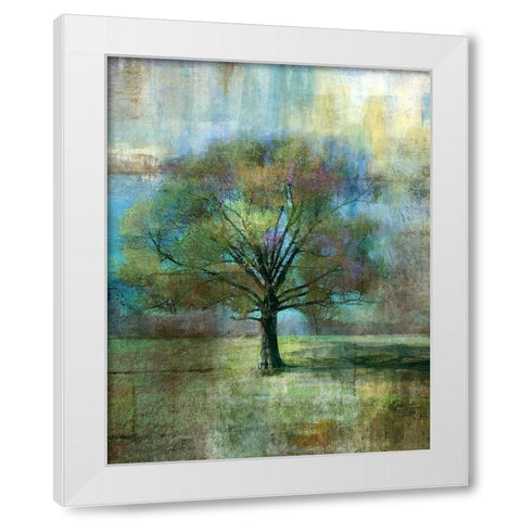 Dream Field White Modern Wood Framed Art Print by Nan