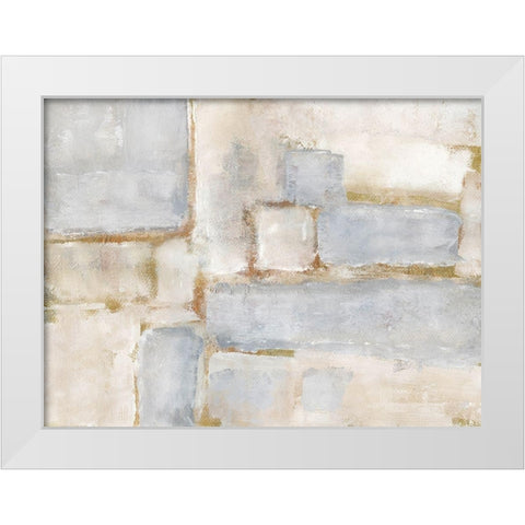 Terrazza II White Modern Wood Framed Art Print by Pattinian, Merri