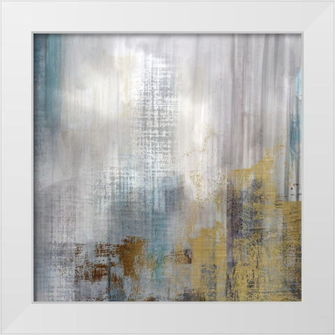 Misty Sky I White Modern Wood Framed Art Print by Nan