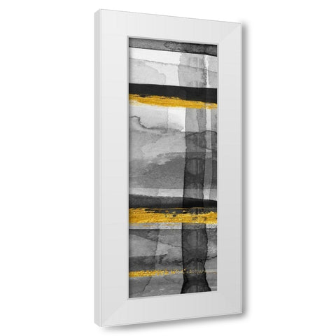 Layers of Time II White Modern Wood Framed Art Print by Jill, Susan