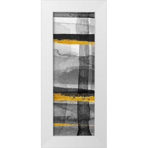 Layers of Time II White Modern Wood Framed Art Print by Jill, Susan