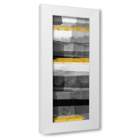Layers of Time IV White Modern Wood Framed Art Print by Jill, Susan