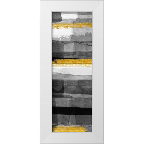 Layers of Time IV White Modern Wood Framed Art Print by Jill, Susan