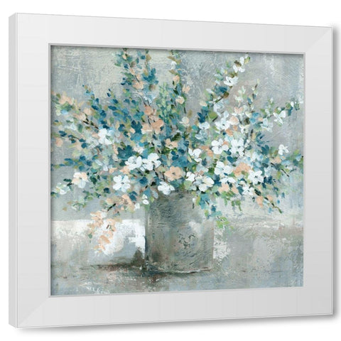 Gathered from the Farm White Modern Wood Framed Art Print by Robinson, Carol