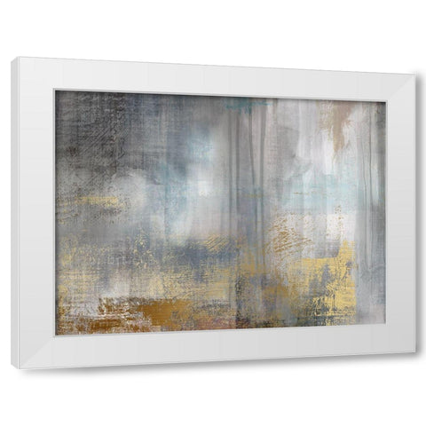 Misty Sky II Revisit White Modern Wood Framed Art Print by Nan