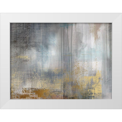 Misty Sky II Revisit White Modern Wood Framed Art Print by Nan