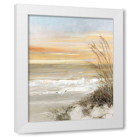 Summer Solstice White Modern Wood Framed Art Print by Swatland, Sally