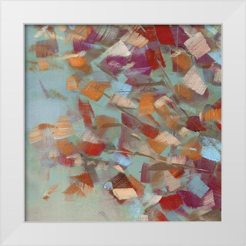 Confetti Party II White Modern Wood Framed Art Print by Swatland, Sally