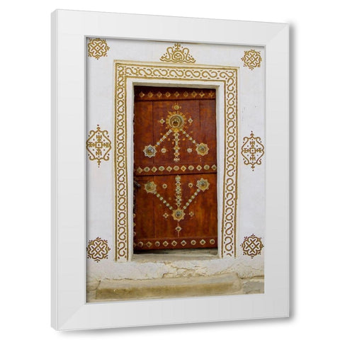 Oasis Door White Modern Wood Framed Art Print by Pavon, Aldo