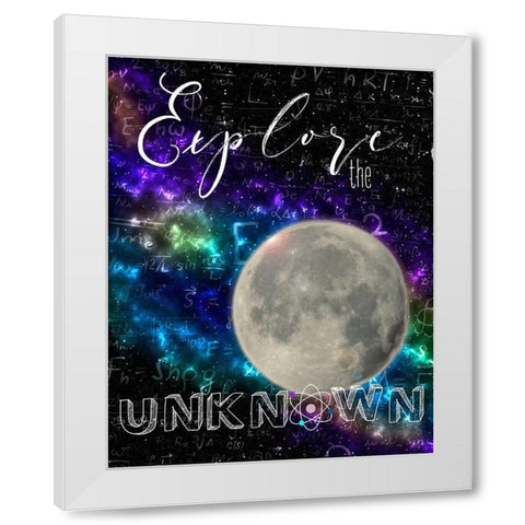 Explore White Modern Wood Framed Art Print by Santiago, Daniela