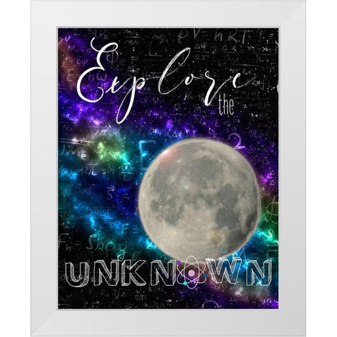 Explore White Modern Wood Framed Art Print by Santiago, Daniela