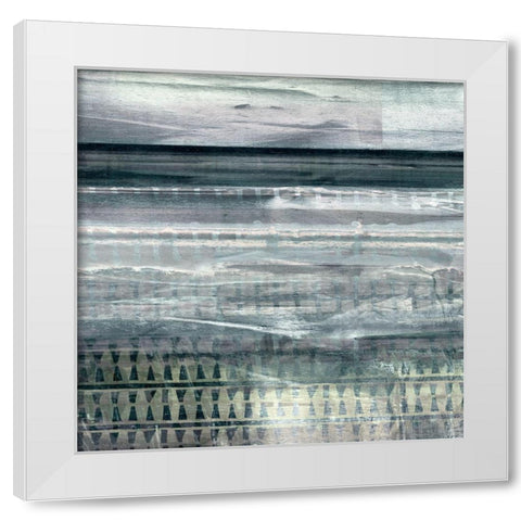 By The Bay II White Modern Wood Framed Art Print by Jill, Susan