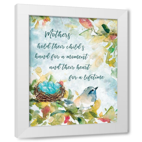 Mothers Nest I White Modern Wood Framed Art Print by Robinson, Carol