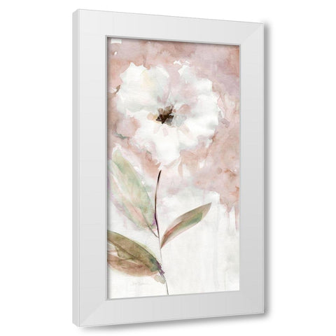 Summer Bloom I White Modern Wood Framed Art Print by Robinson, Carol