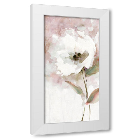 Summer Bloom II White Modern Wood Framed Art Print by Robinson, Carol
