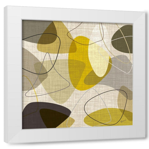 Sandstone I White Modern Wood Framed Art Print by Craven, Katrina