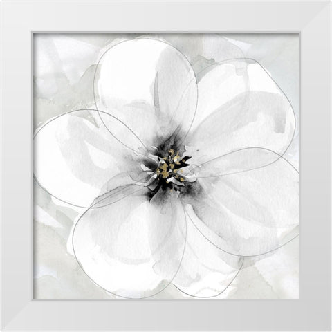 Bold Beginnings I White Modern Wood Framed Art Print by Robinson, Carol