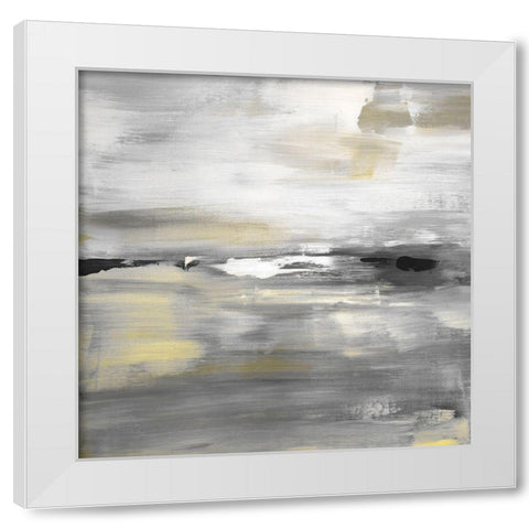 Morning Mirage White Modern Wood Framed Art Print by Shapiro, Judith