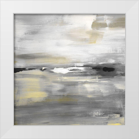 Morning Mirage White Modern Wood Framed Art Print by Shapiro, Judith
