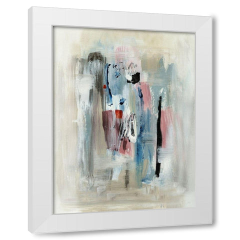 Rain Shadow II White Modern Wood Framed Art Print by Jill, Susan