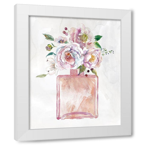 Fragrance of Summer I White Modern Wood Framed Art Print by Robinson, Carol