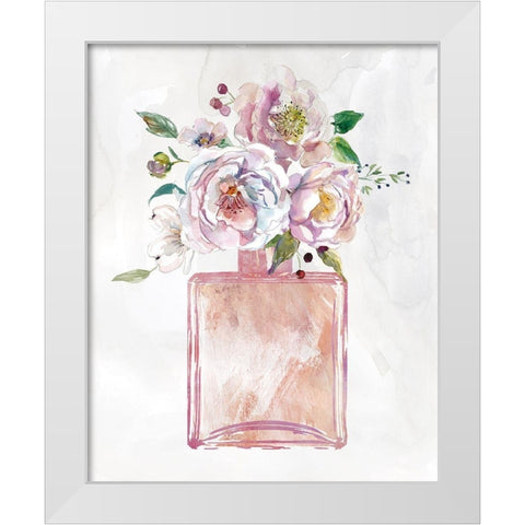 Fragrance of Summer I White Modern Wood Framed Art Print by Robinson, Carol