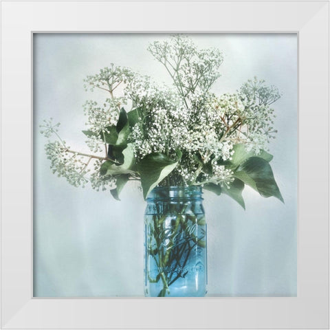 Bloomin Wild II White Modern Wood Framed Art Print by Weisz, Irene
