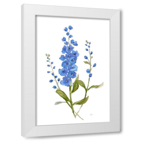 Petite Botanical I White Modern Wood Framed Art Print by Nan