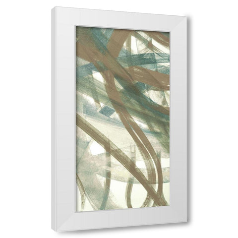 Intertwined II White Modern Wood Framed Art Print by Jill, Susan