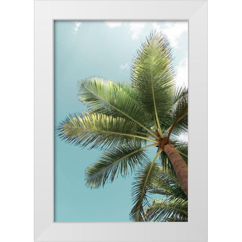 Palm Verde White Modern Wood Framed Art Print by Monkman, Jerry and Marcy