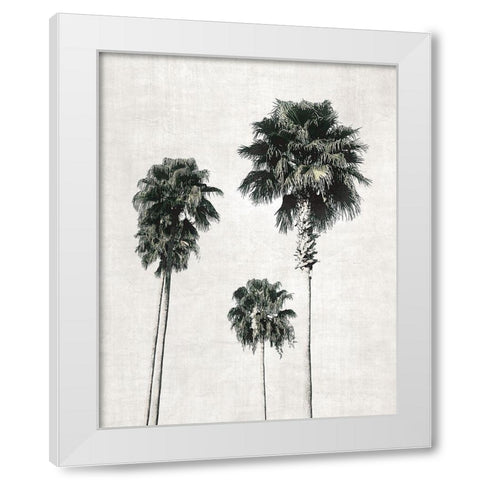 Sketchbook Palm White Modern Wood Framed Art Print by Carpentieri, Natalie