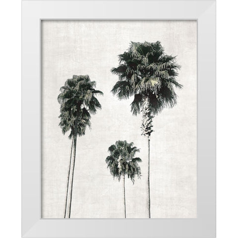 Sketchbook Palm White Modern Wood Framed Art Print by Carpentieri, Natalie