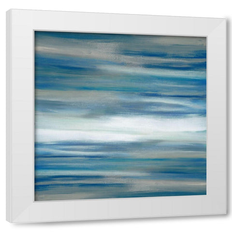 Sanibel Waters White Modern Wood Framed Art Print by Shapiro, Judith