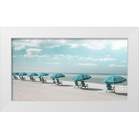 Idle Hours White Modern Wood Framed Art Print by Crust, Charles