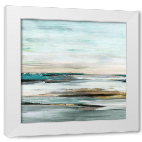 View At Dusk White Modern Wood Framed Art Print by Shapiro, Judith